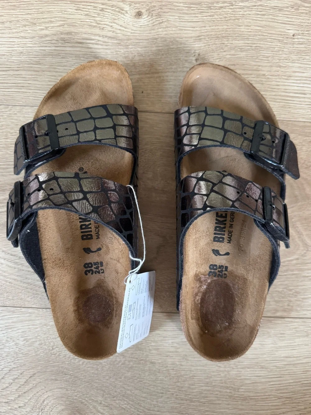Birkenstock Arizona GATOR GLEAM Slides